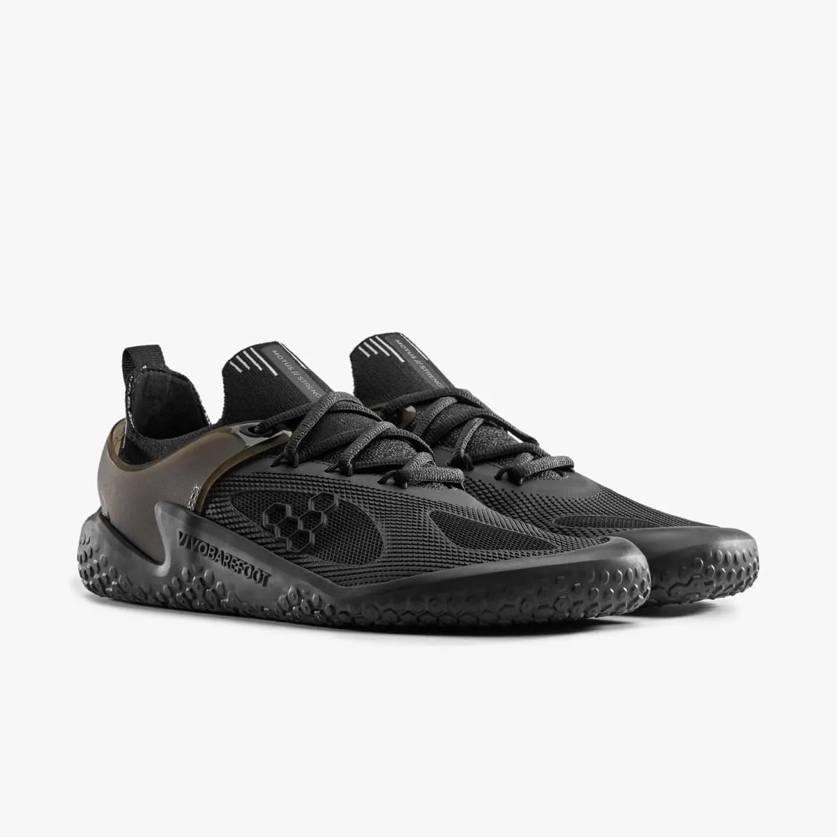 Vivobarefoot Motus Strength Men's Training Shoe, Breathable Mesh, Flat Heel, Lace-Up