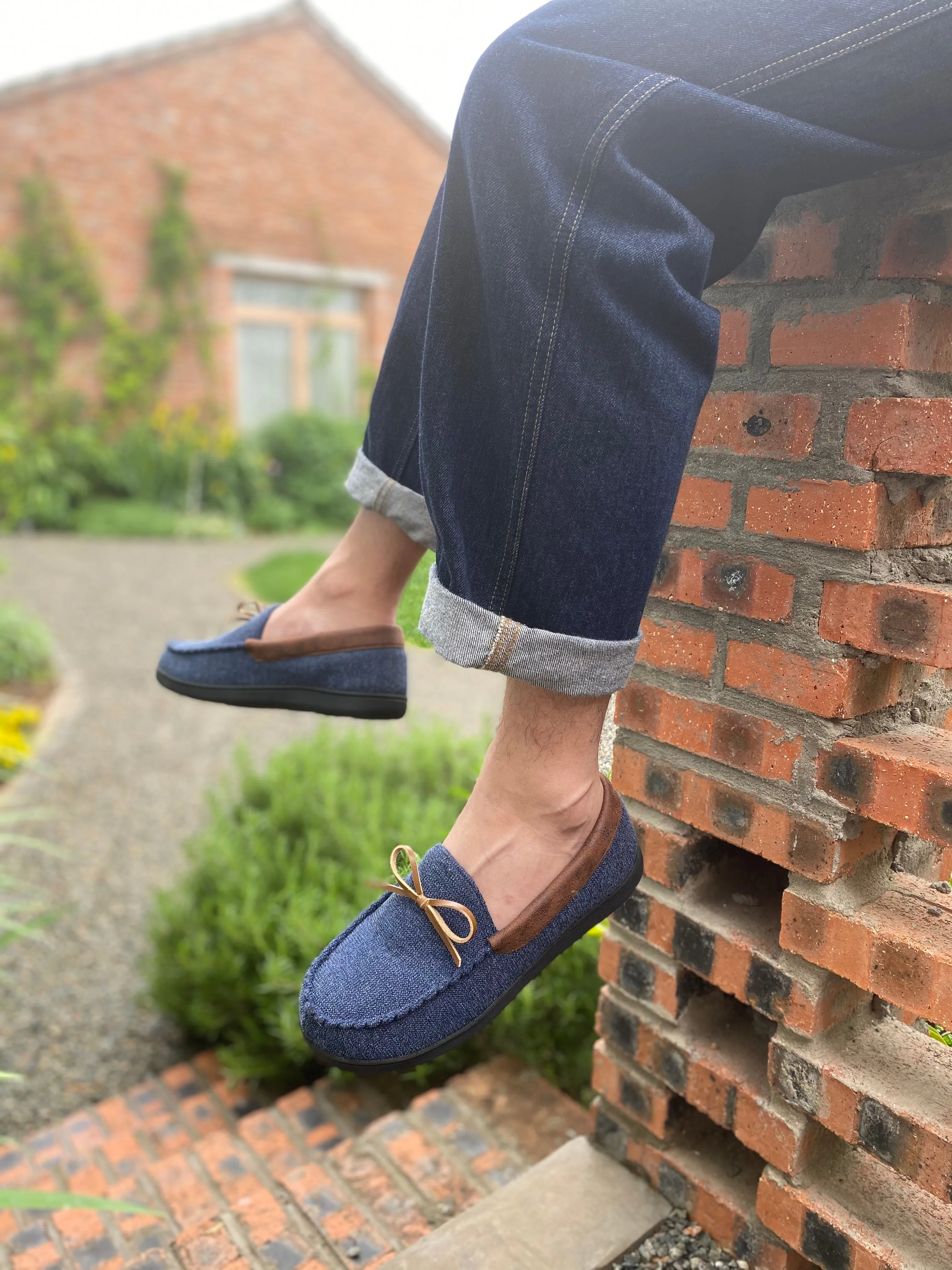 VONMAY Men's Moccasins Slippers Loafer House Shoes with Memory Foam