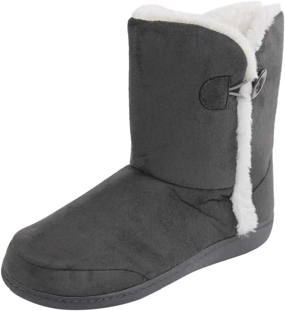 Warm Memory Foam Men's Slipper Boots