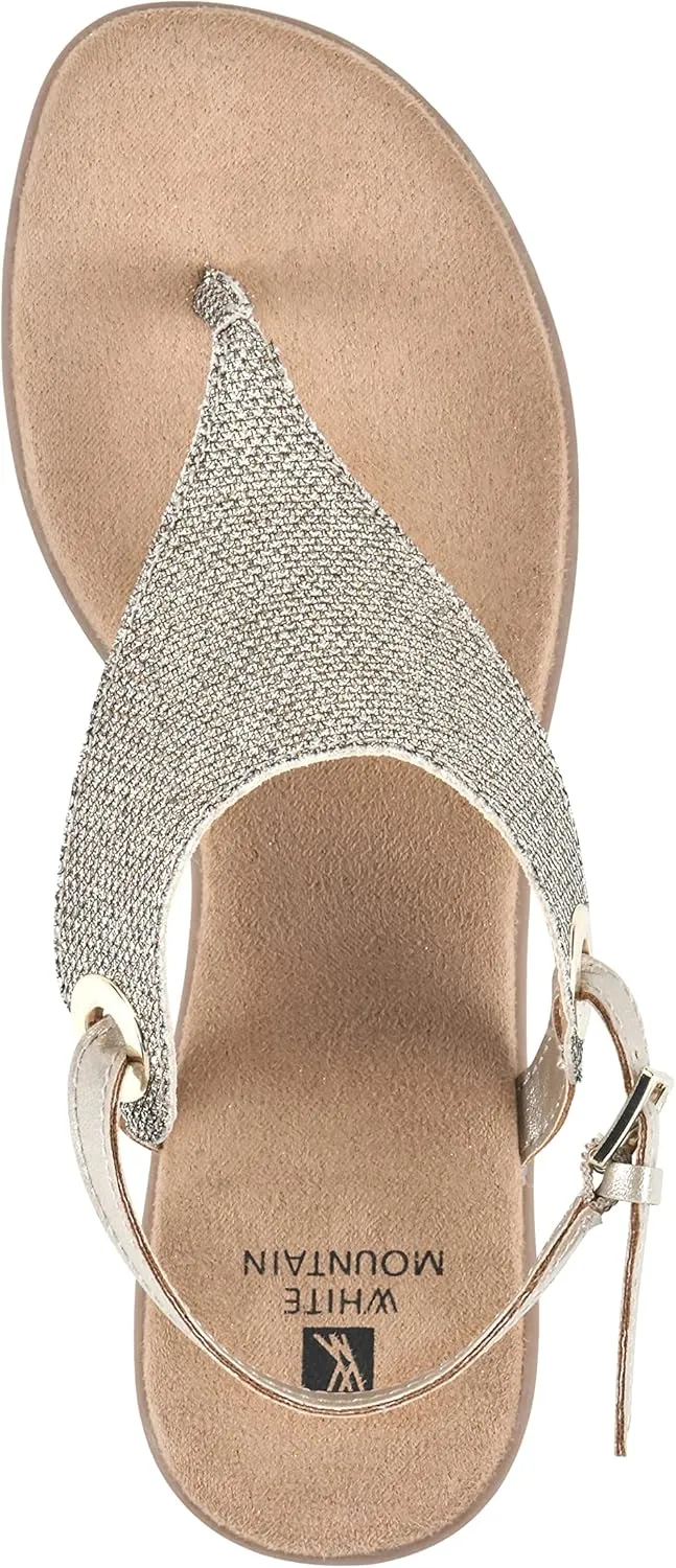WHITE MOUNTAIN Women's London Flat Sandal