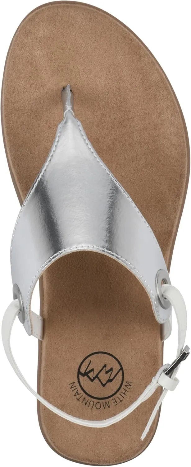 WHITE MOUNTAIN Women's London Flat Sandal