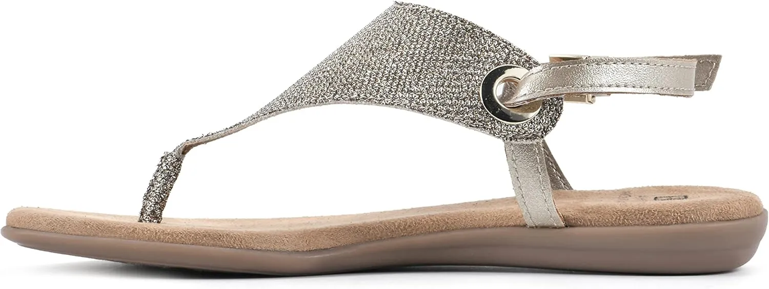 WHITE MOUNTAIN Women's London Flat Sandal
