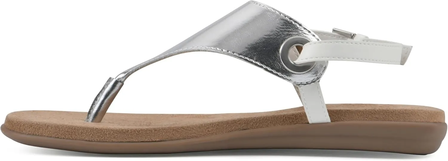 WHITE MOUNTAIN Women's London Flat Sandal