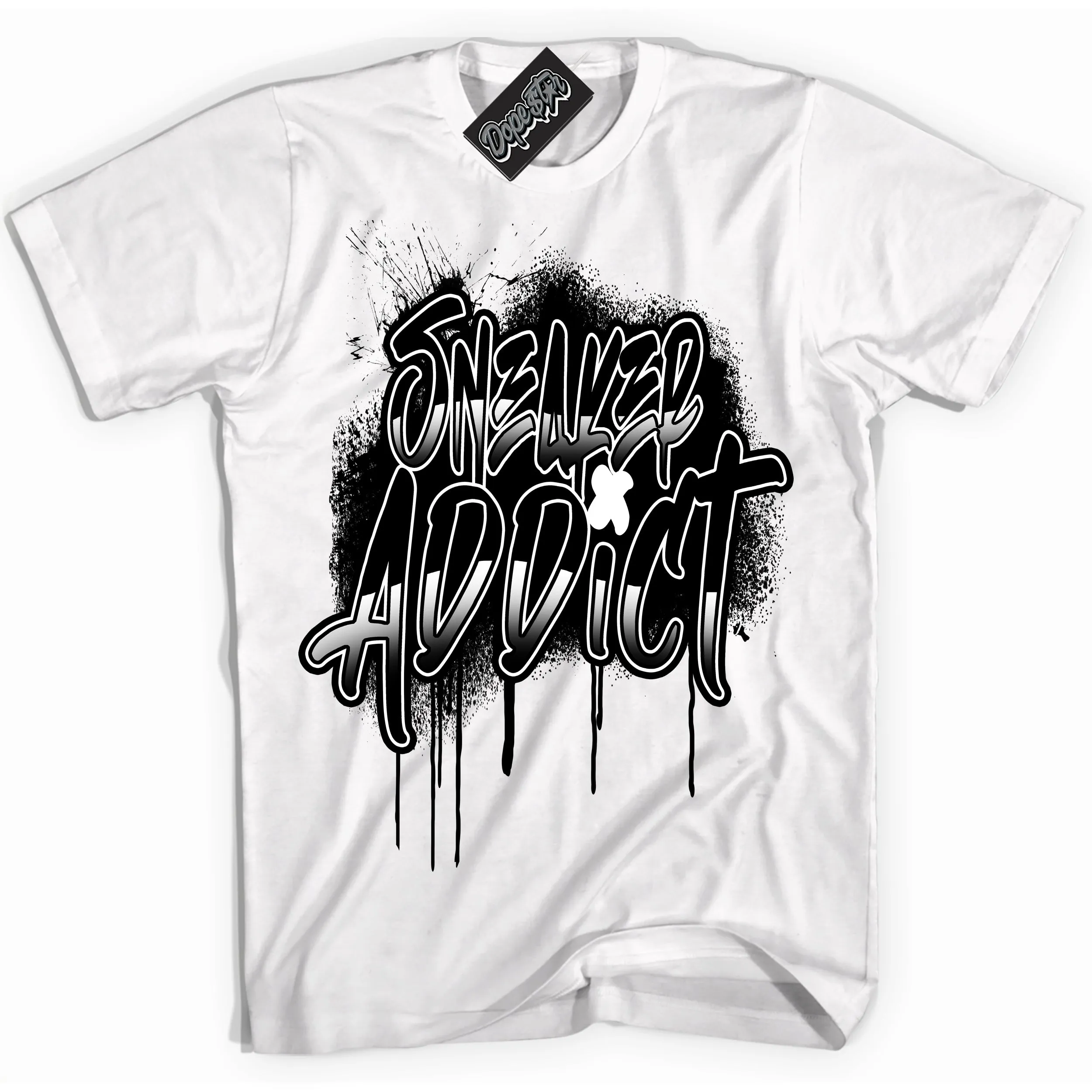 White Thunder 4s Sneaker Shirt Sneaker Addict Graphic