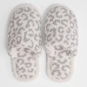 Winter Luxury Soft Leopard Pattern Slipper