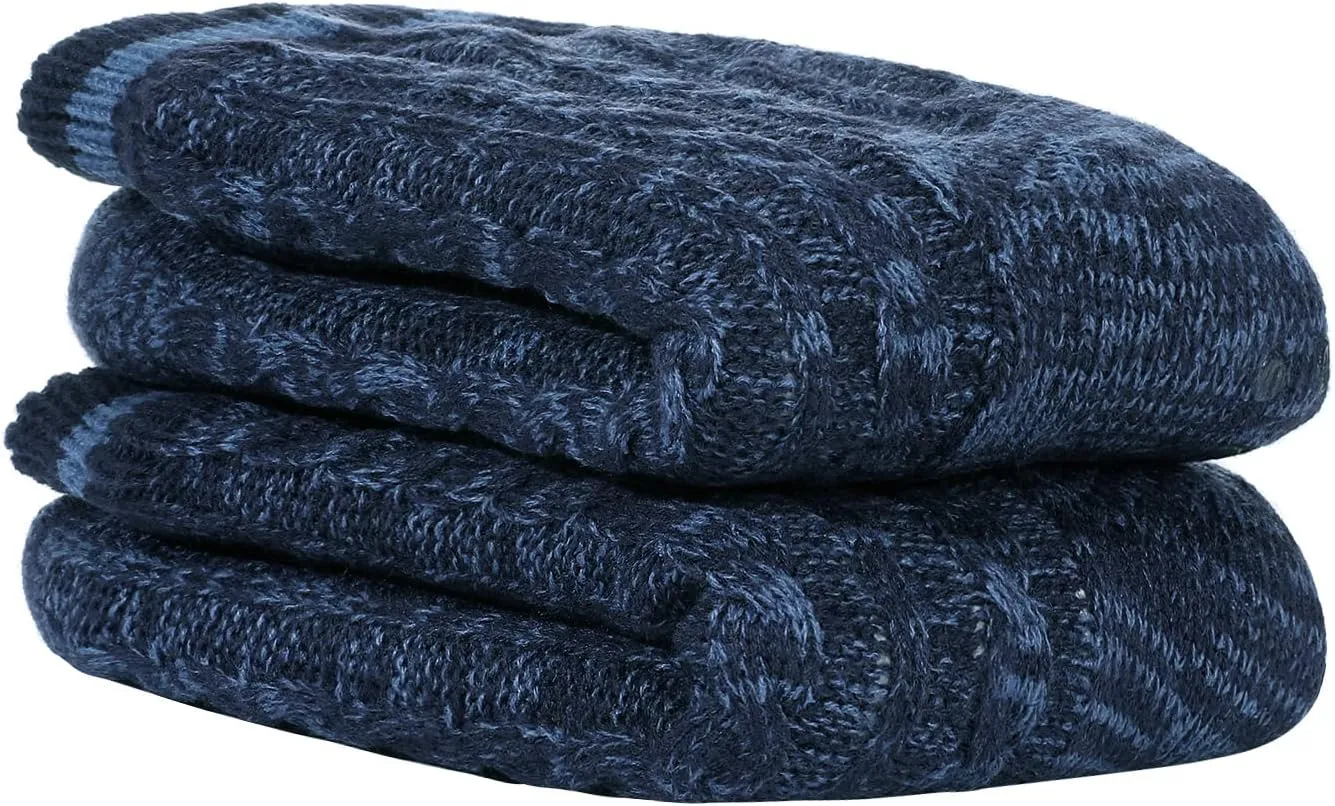 Winter Mens Fluffy Warm Fleece Lining Slipper Socks Sleeping Socks Christmas Socks