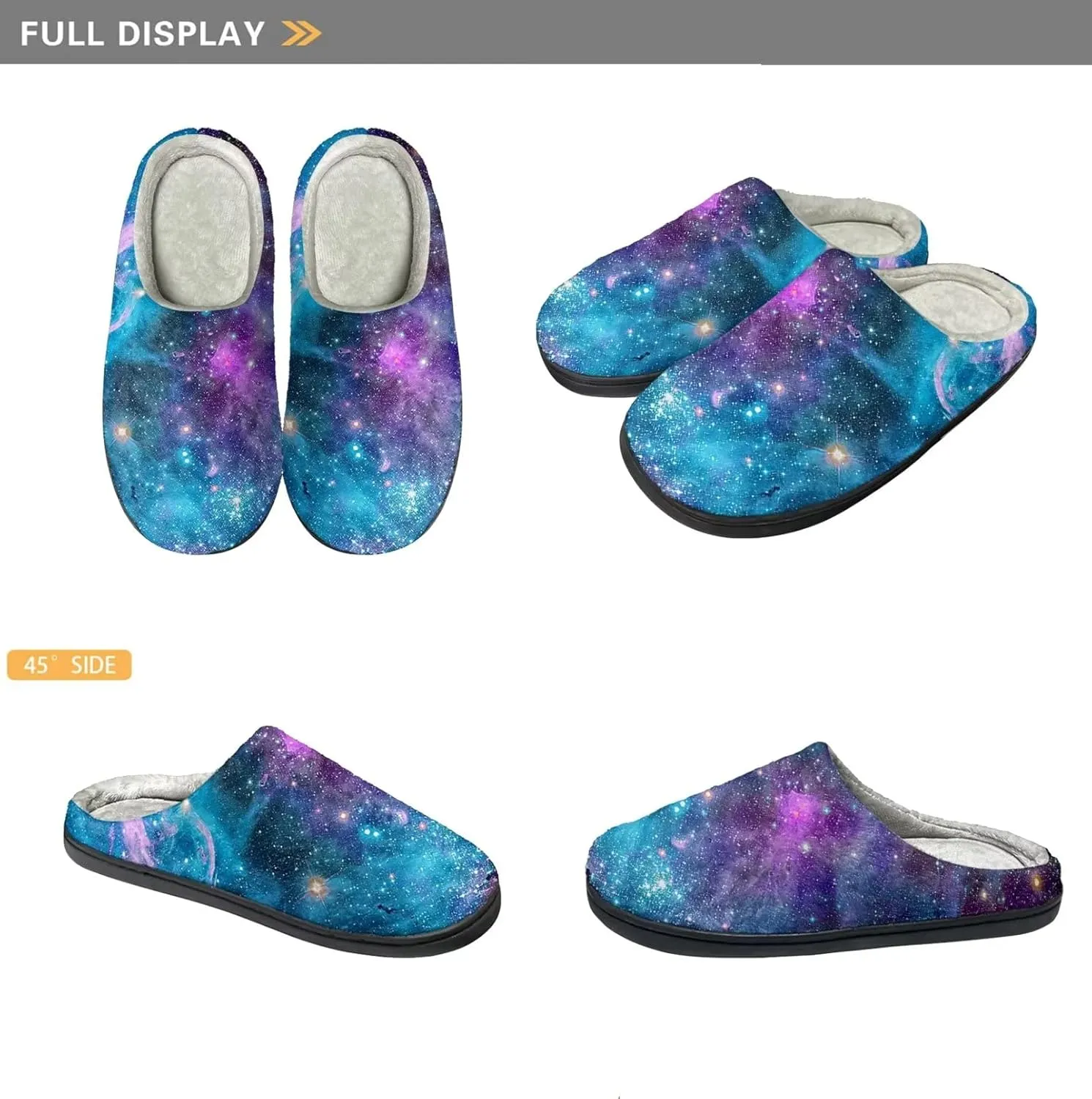 Women Men Winter Warm Slipper Fluffy Slipperss Indoor Outdoor Shoes