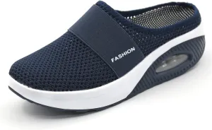 Women's Air Cushion Slip-On Walking Shoes- Orthopedic Diabetic Walking Shoes,Air Cushion Platform Mesh Orthopedic Diabetic Walking Shoes