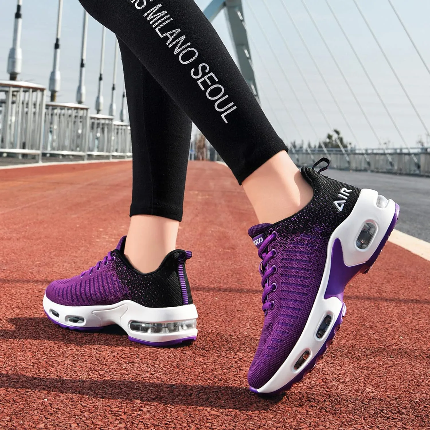 Women's Athletic Tennis Running Sneakers Lightweight Sport Gym Jogging Breathable Fashion Walking Shoes(US 5.5-10)