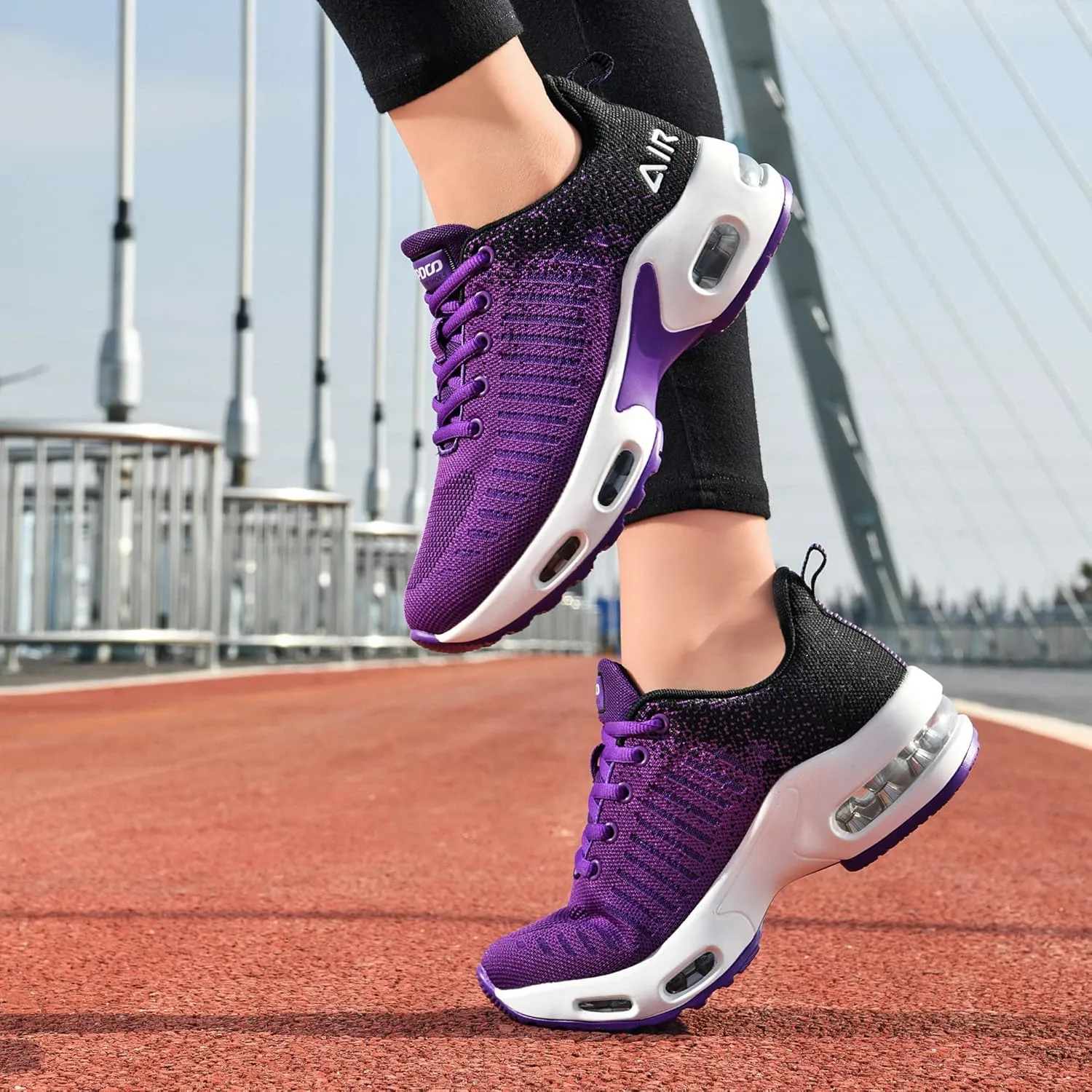 Women's Athletic Tennis Running Sneakers Lightweight Sport Gym Jogging Breathable Fashion Walking Shoes(US 5.5-10)