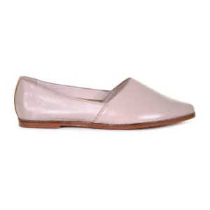 Women's Bianca Leather Flat Cream
