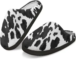Women's Cotton Slipper Warm Cozy Breathable Fuzzy Winter Slipper Furry Non-Slip Plush House Slipper for Women US 4-12