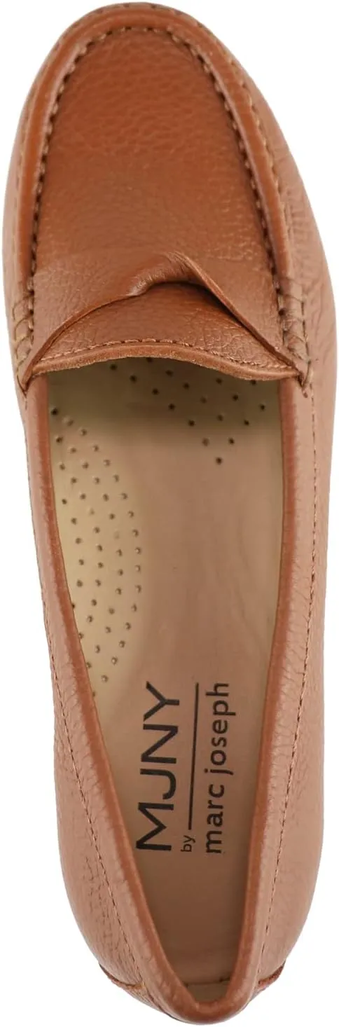Women's Genuine Leather Casual Comfort Slip on Loafers