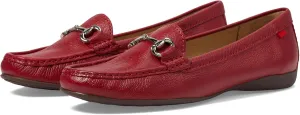 Women's Genuine Leather Slip on Buckle Loafer