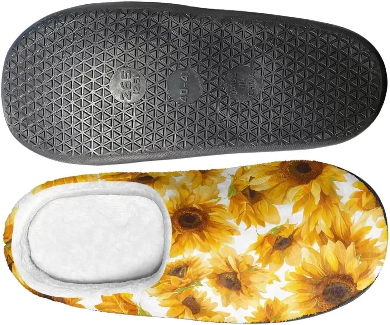 Womens Hawaii Cozy&Warm Printed Slipper with Halloween Cow Spot Grippers Cozy and Fun House Slippers for Women