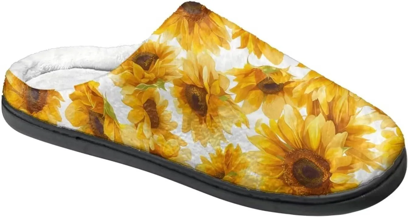 Womens Hawaii Cozy&Warm Printed Slipper with Halloween Cow Spot Grippers Cozy and Fun House Slippers for Women