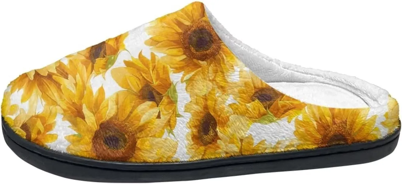 Womens Hawaii Cozy&Warm Printed Slipper with Halloween Cow Spot Grippers Cozy and Fun House Slippers for Women