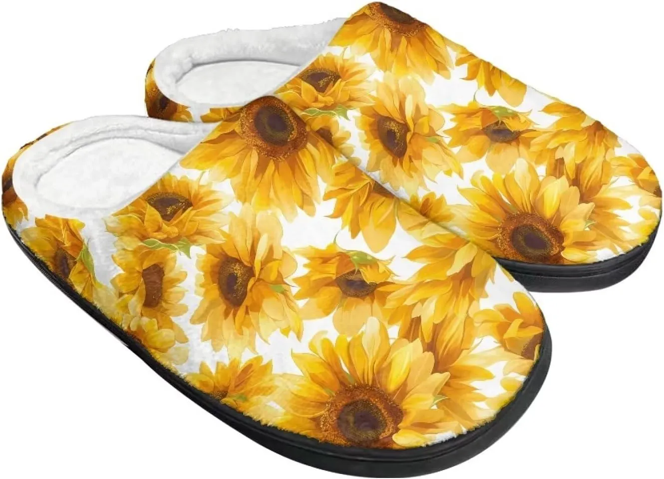 Womens Hawaii Cozy&Warm Printed Slipper with Halloween Cow Spot Grippers Cozy and Fun House Slippers for Women