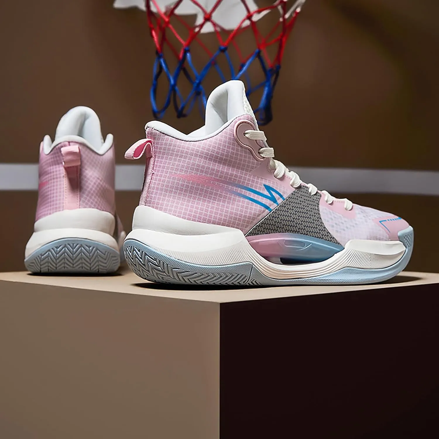 Womens Mens Basketball Shoes Fashion Athletic Sneakers Breathable Leightweight Non Slip High Top Outdoor Sport Shoe