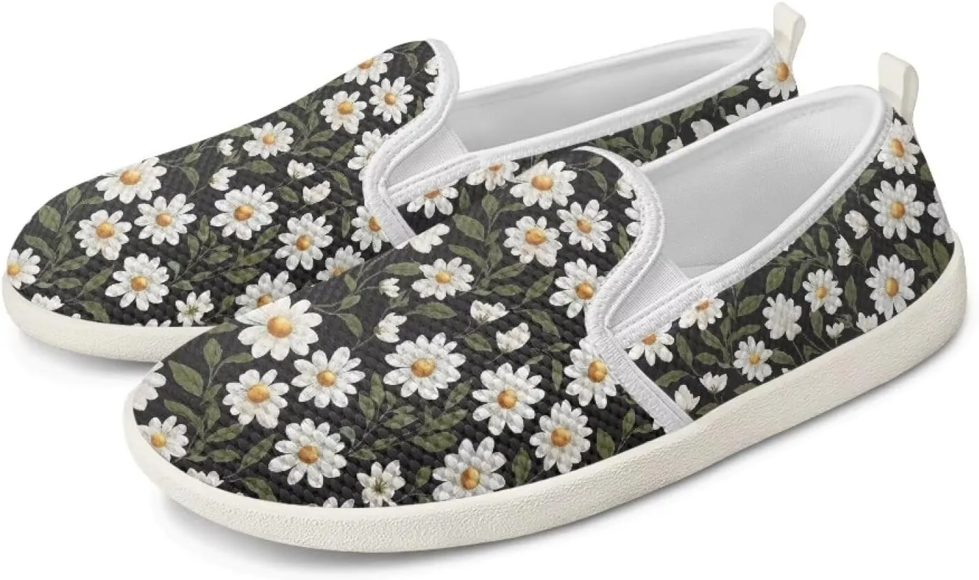 Women's Mesh Flats Shoes Breathable Slip On Casual Travel Walking Shoes Comfortable Non Slip Work Driving Flat Shoes US 6-11