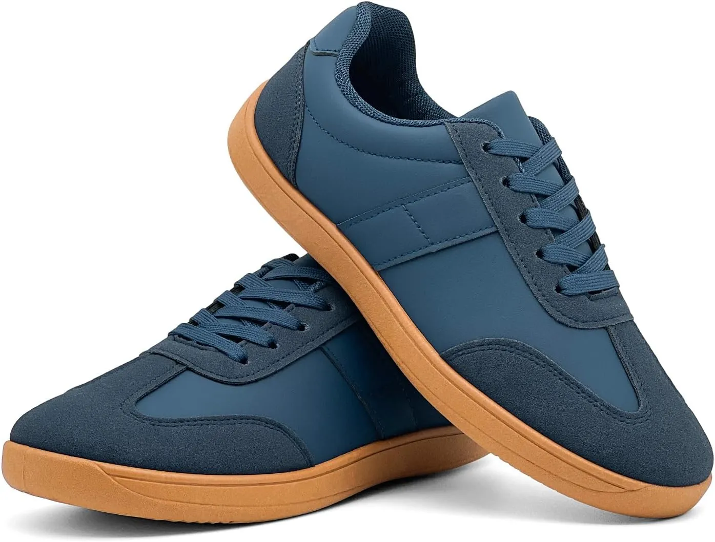 Women's Retro Low Top Sneakers Fashion Trainning Sneakers Casual Walking Shoes for Women/Men Gum Sole Walking Footwear Non Slip Trainers