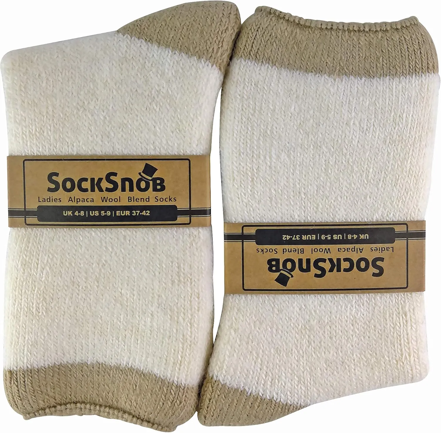 Womens Soft Warm Non Skid Thermal Alpaca Wool Blend Slipper Bed Socks with Grips