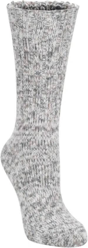 World's Softest Weekend Collection Women's One Size Polyester Ragg Crew Socks