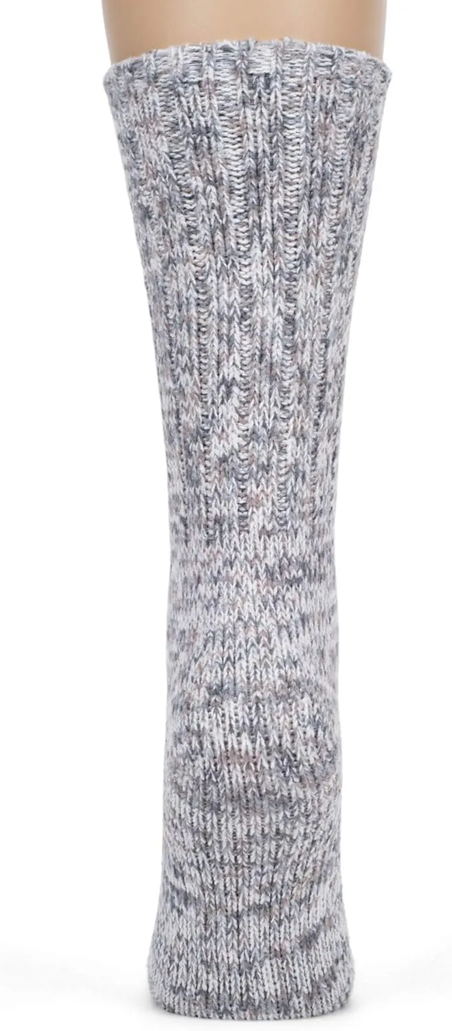 World's Softest Weekend Collection Women's One Size Polyester Ragg Crew Socks