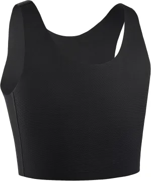 XUJI Transgender FTM Breathable Seamless Half Chest Binder