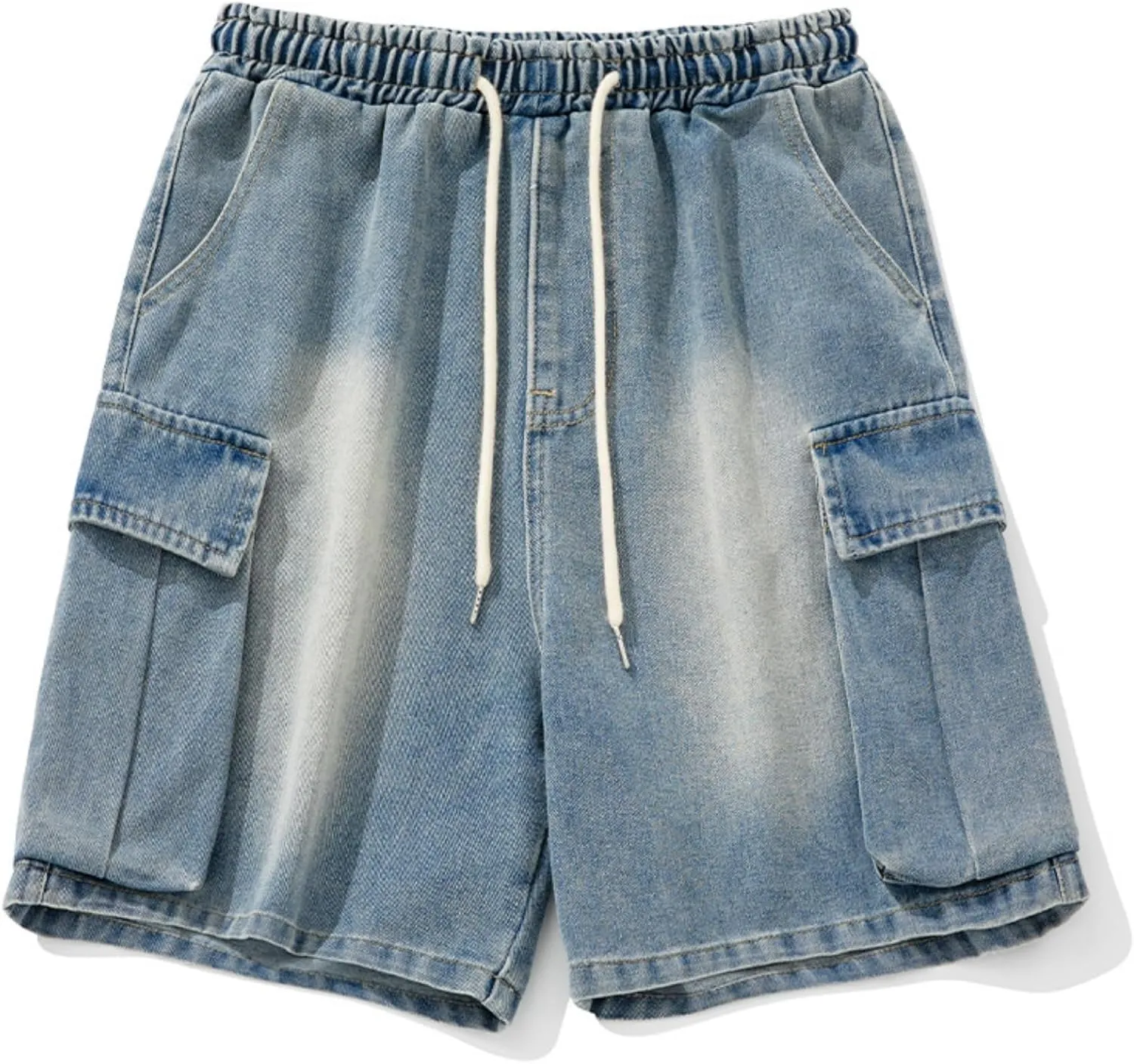 Y2k Baggy Jeans Shorts Men Hip Hop Grunge Vintage Streetwear Skater