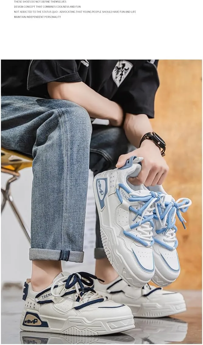 Y2K Lace Up Skate Sneakers Low Top Breathable Flat Casual Shoes for Summer Outdoor Walking Streetwear Style Soft Comfortable Soles