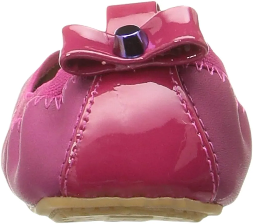 Yosi Samra Girl's Selma Alsina Leather Ballet Flat