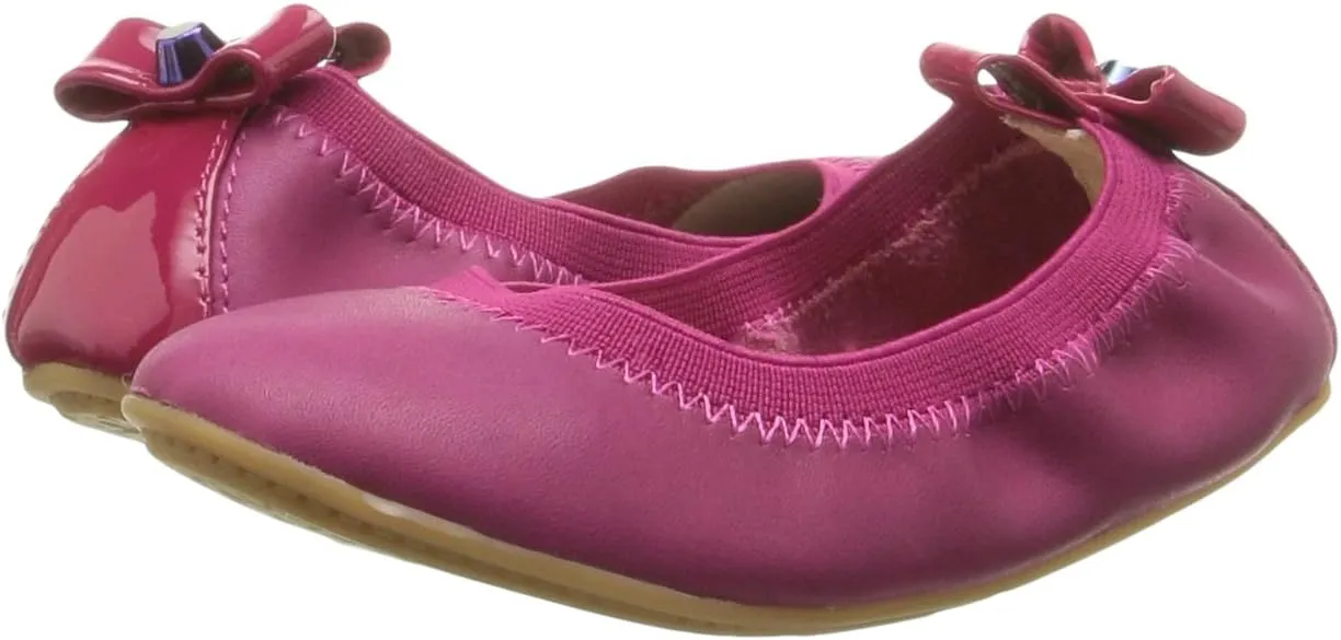 Yosi Samra Girl's Selma Alsina Leather Ballet Flat