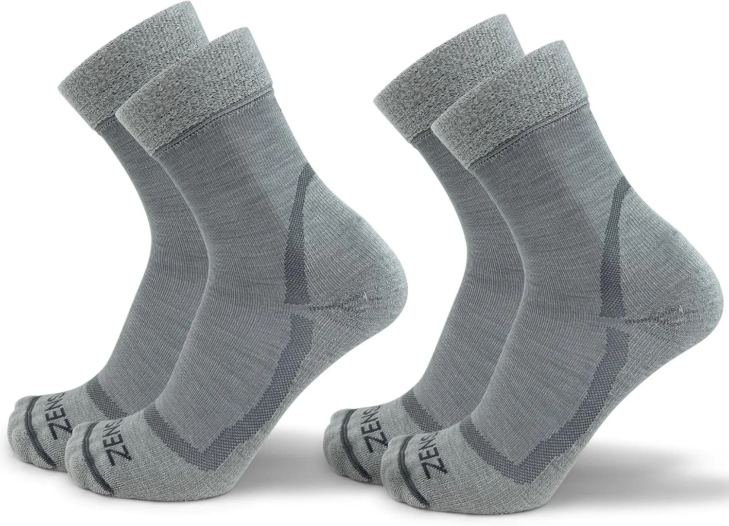 Zensah Calming Sleep Socks - Warm, Soft, Fuzzy, Wool, Thermal, Slipper Sock for Women