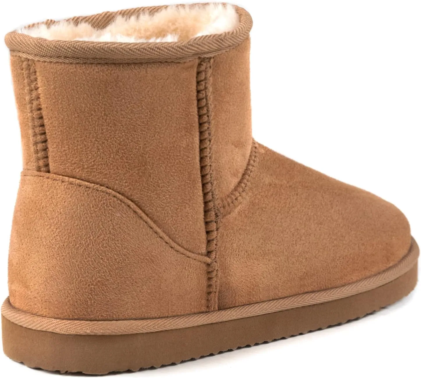 Zizor Women's Cozy Short Bootie Slippers, Winter Warm Hard Bottom House Shoes with Fuzzy Lining