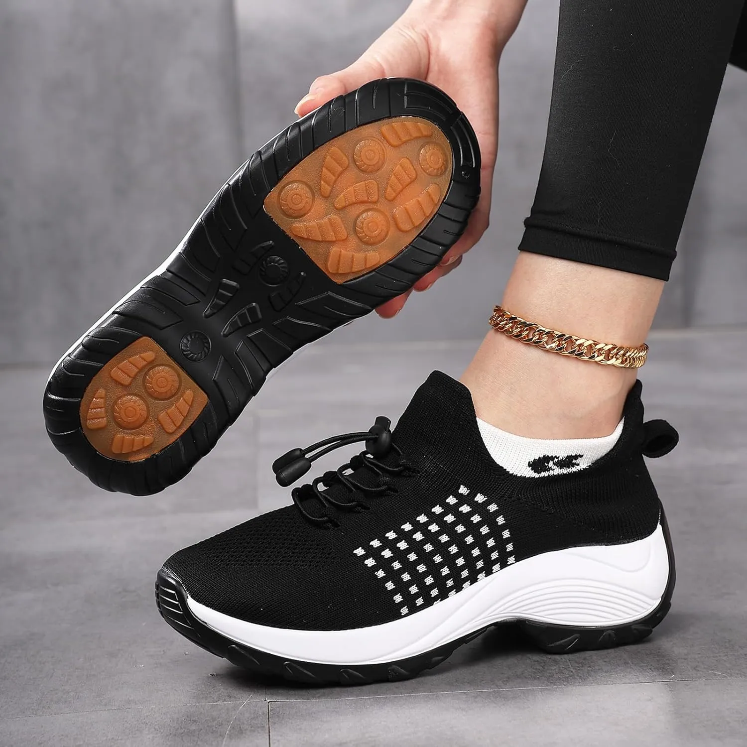 ZWRXW Comfort Wear Orthowear Shoes for Women Men,Arch Support Orthopedic Sneakers Stretch Comfortable Casual Athletic Sneakers Outdoor Lightweight Breathable Walk Shoes