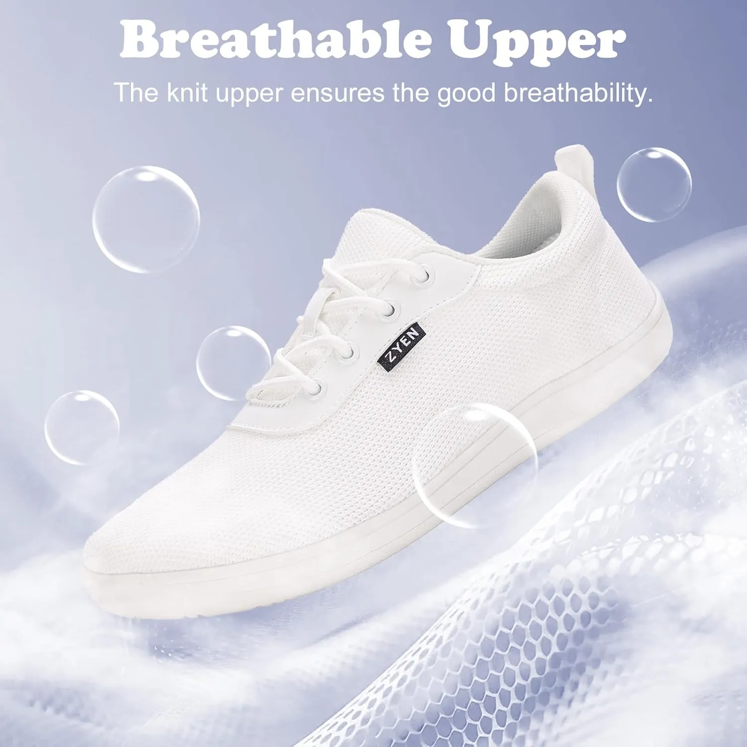 ZYEN Wide Toe Box Barefoot Shoes for Women | Wide Width Breathable Camouflage Shoes | Zero Drop Sole Fashion Non Slip Gym Sneaker Lightweight Minimalist Walking Sneaker