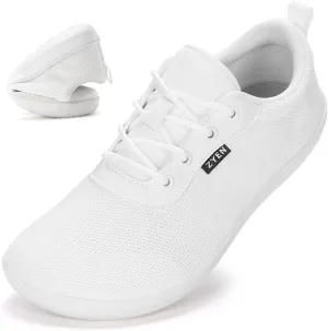 ZYEN Wide Toe Box Barefoot Shoes for Women | Wide Width Breathable Camouflage Shoes | Zero Drop Sole Fashion Non Slip Gym Sneaker Lightweight Minimalist Walking Sneaker
