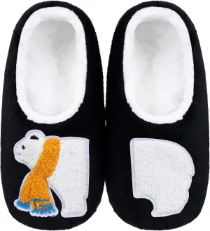 ZYZX Animal Slipper Socks for Women with Grippers Winter Warm Soft Funny Cute Slippers Non Slip Fleece Lining Indoor Fuzzy Socks Gifts Slippers